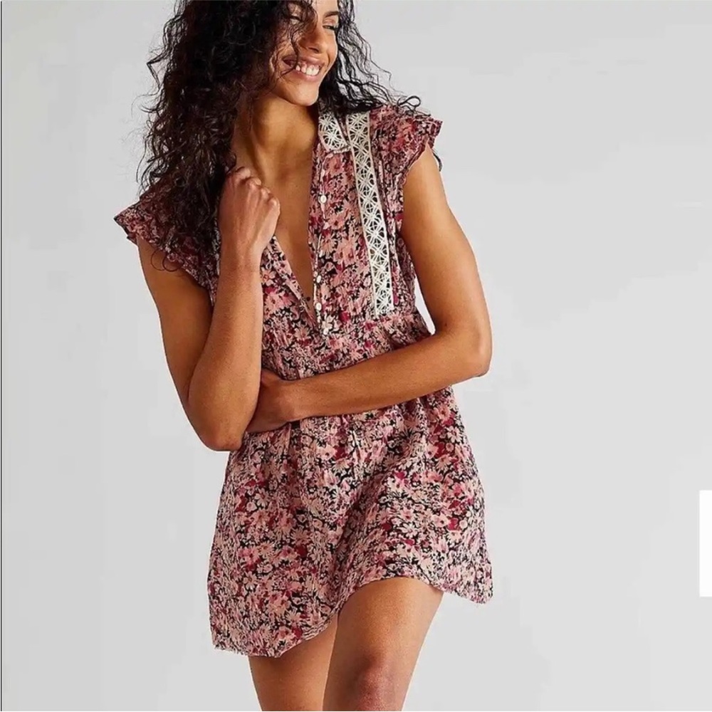 NWOT Free People Eva tunic dress